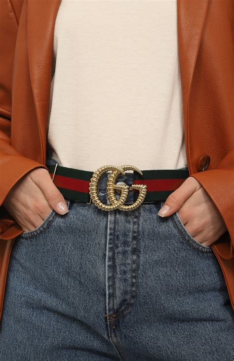 Gucci Текстильный ремень .